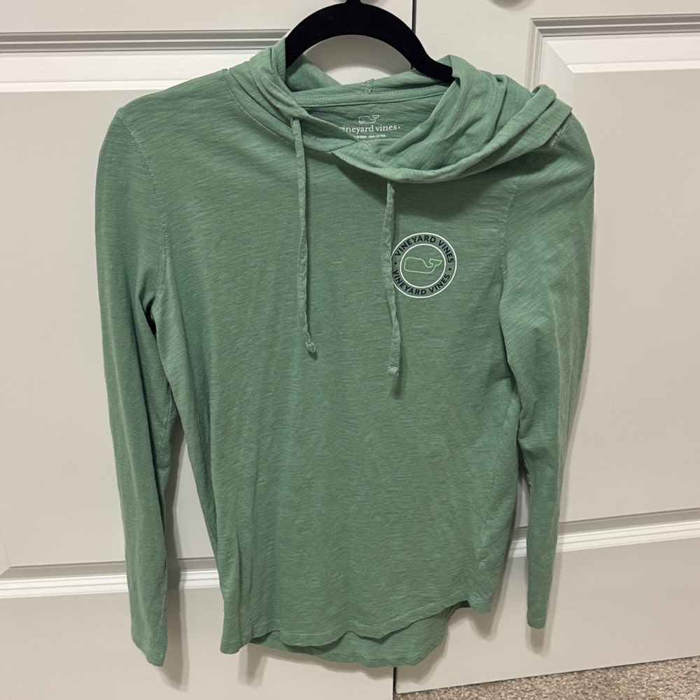 Vineyard Vines Green Logo Hoodie